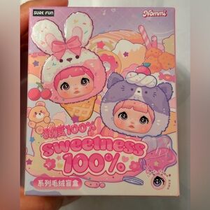NEW Nommi Sweetness Series Kawaii Plush Doll Keychain Blind Box Collectible Box